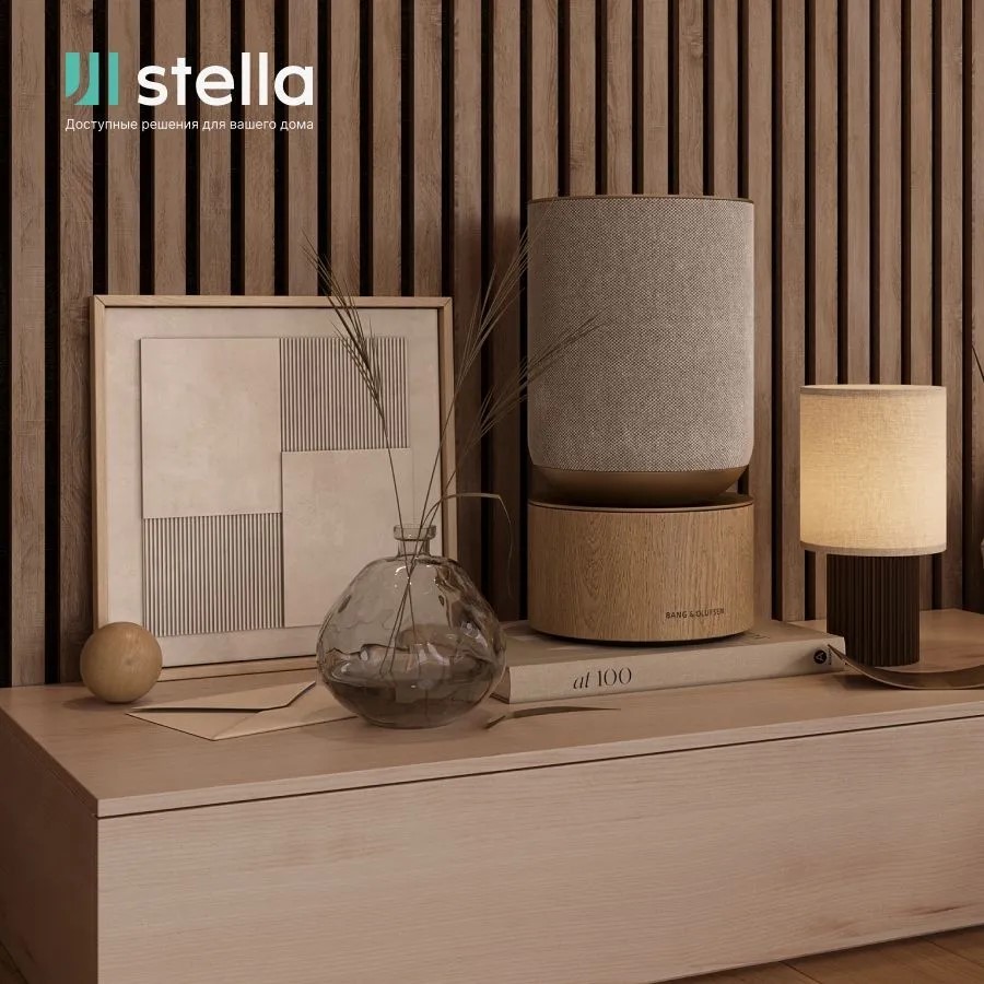 Панель МДФ Стеновая Акустическая Stella Comfort Standart Дуб Винтаж 600х600х9 (1шт = 0,36м²)