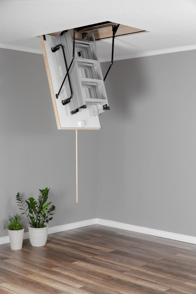 Чердачная лестница Oman ALU PROFI LITE LONG 70x120 см, h-3,5 m