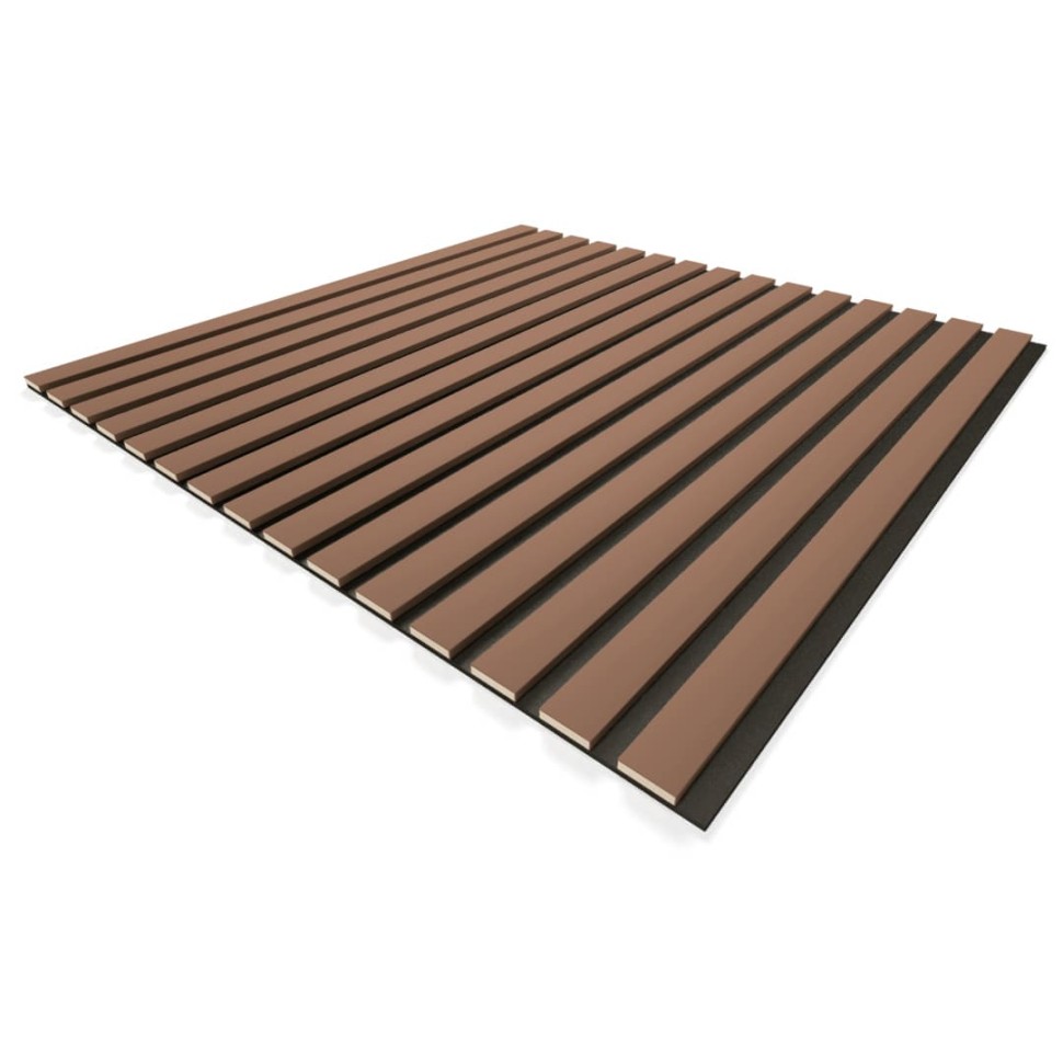Панель МДФ Стеновая Акустическая Stella Comfort De Luxe Terracotta 600х600х9мм. (1шт = 0,36м²)
