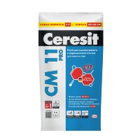 Клей для керамогранита и керамической плитки Сeresit CM 11 Pro, 5 кг