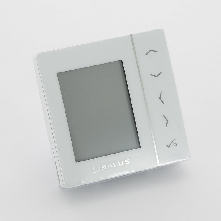Термостат комнатный беспроводной встраиваемый, программ. с дисплеем, белый