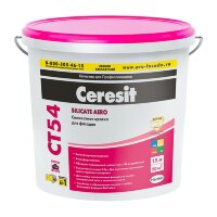 Краска Ceresit СТ 54 ВД силикатная фасадная база (15 л)