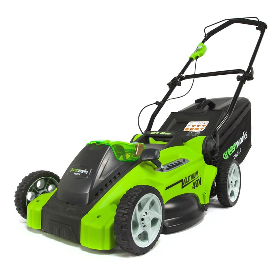 Газонокосилка аккумуляторная G-MAX 40V GREENWORKS G40LM40