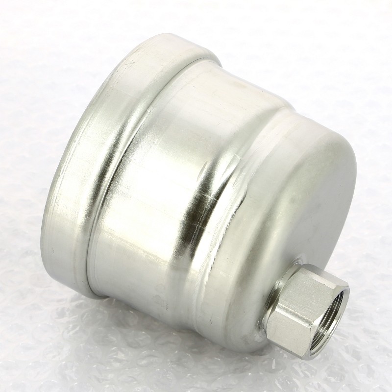 Заглушка Sanpress Inox XL VIEGA 89x3/4 нерж.сталь с отверстием, внутренняя резьба
