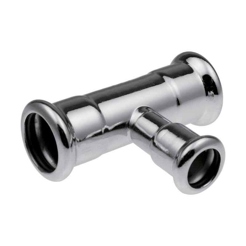 Тройник пресс KAN 42 х 35 х 42 оцинк сталь Therm Steel