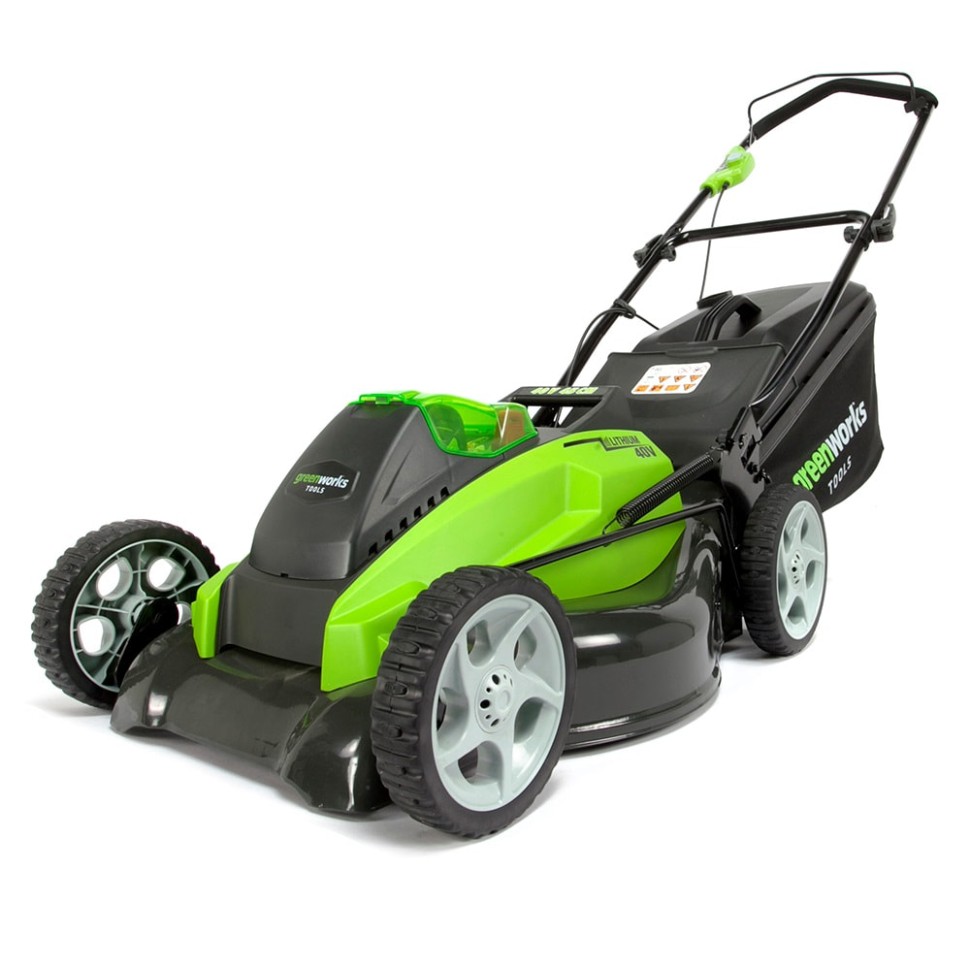 Газонокосилка аккумуляторная G-MAX 40V GreenWorks G40LM45 UA