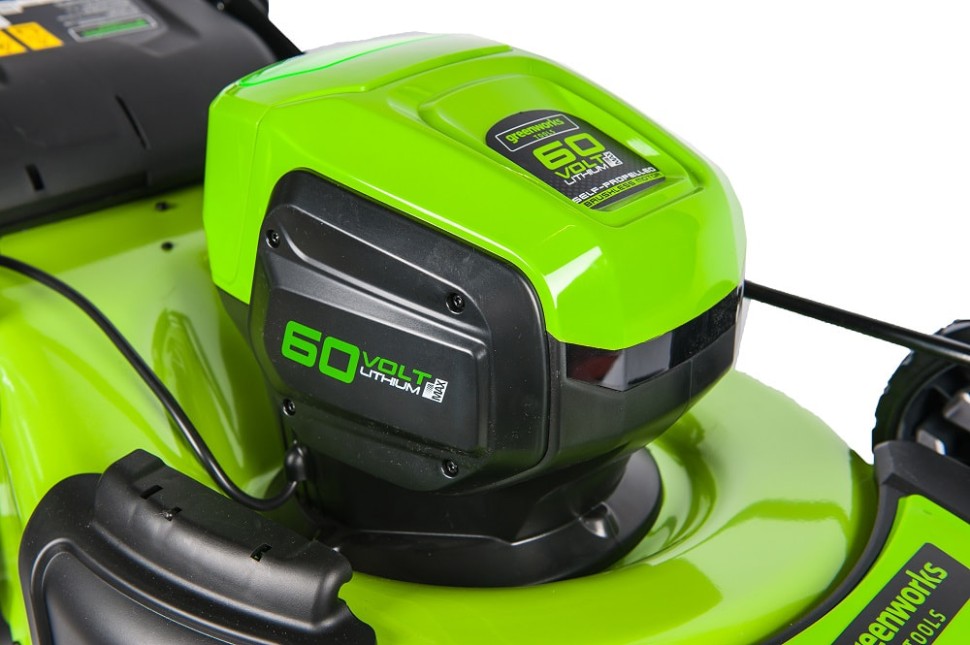 Газонокосилка самоходная аккумуляторная 60V GREENWORKS GD60LM51SP