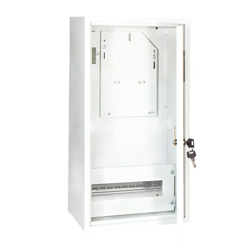Щит уч.-распр. с DIN-рейкой ЩУРН-1/12, 1ф 12 мод. 395х310х165 RAL7035