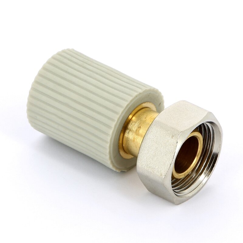 Муфта пайка-В с накидной гайкой PPR/латунь FV-PLAST 20x3/4ЕК