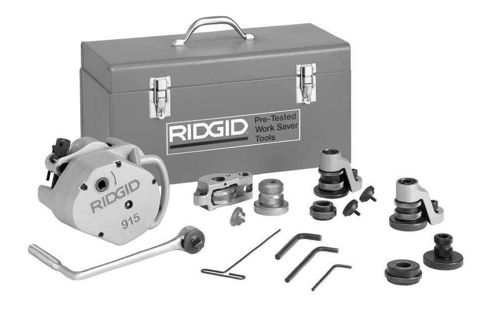 Желобонакатчик RIDGID 915 с набором роликов 2'-6'