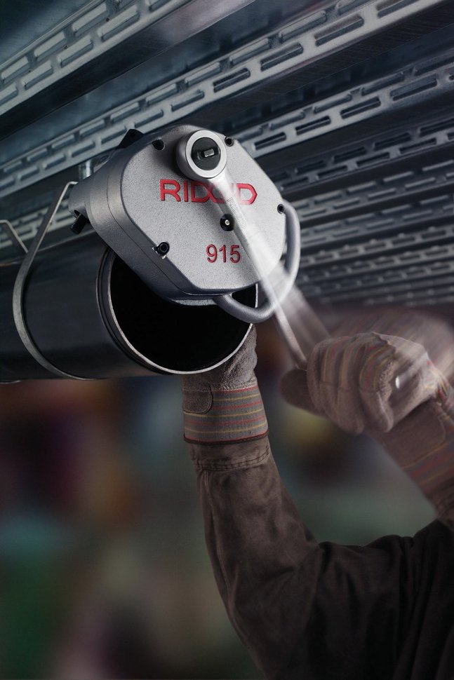 Желобонакатчик RIDGID 915 с набором роликов 2'-6'