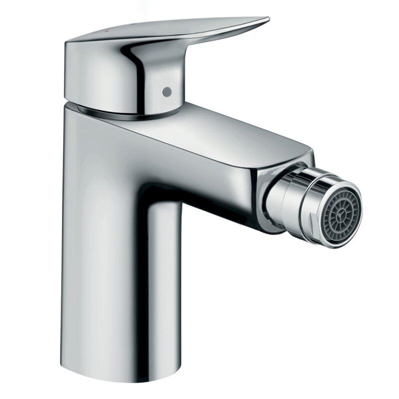 Смеситель для биде HansGrohe 100 HG Logis однорычажный со сливным гарнитуром хром