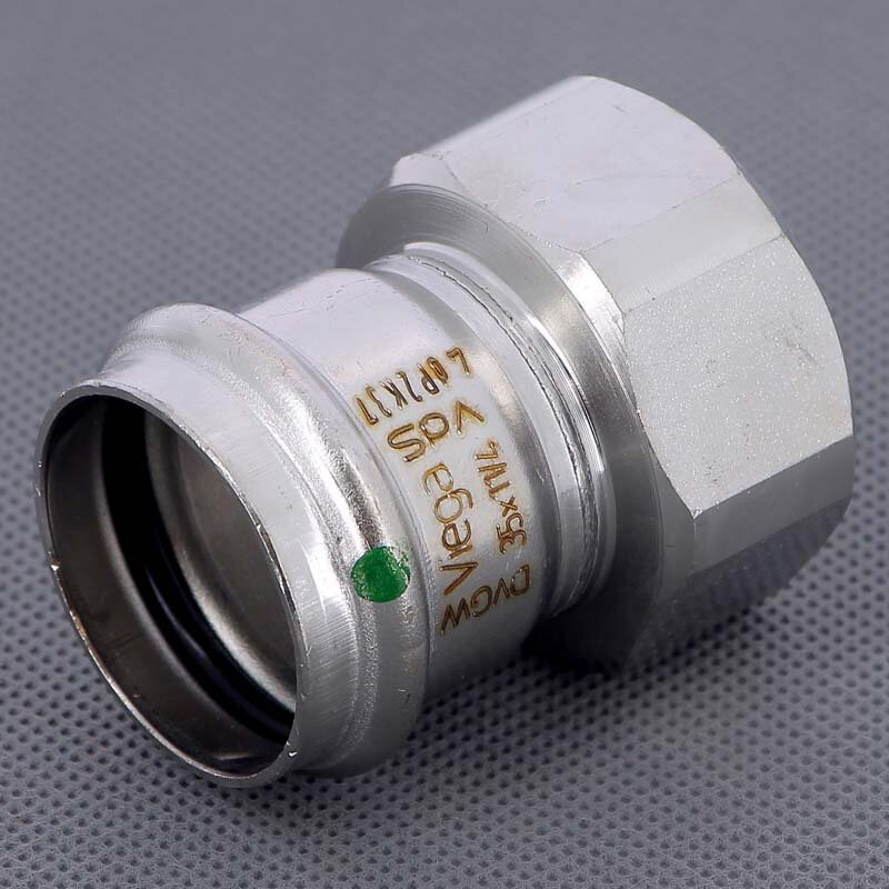 Муфта пресс-В нержавеющая сталь Sanpress Inox VIEGA 35х11/4