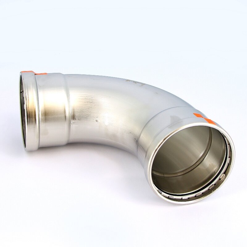 Угол пресс нержавеющая сталь Sanpress Inox VIEGA 108