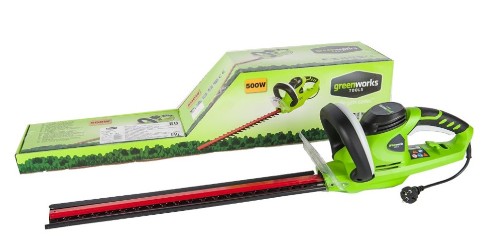 Кусторез электрический 500W GREENWORKS GHT5054