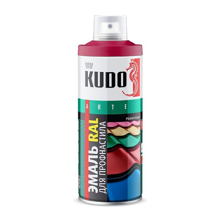 Эмаль аэрозольная Kudo KU-07004R RAL 7004 серый (0,52 л)
