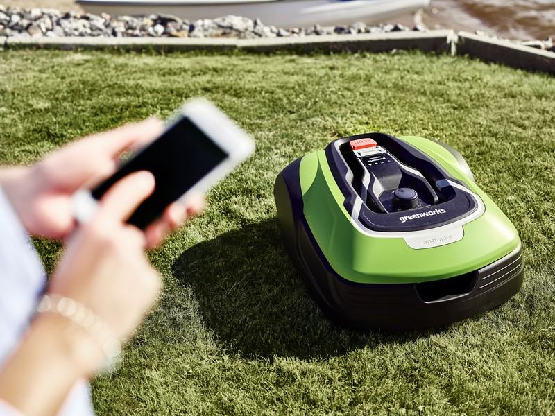 Робот-газонокосилка GREENWORKS Optimow 10 GRL110