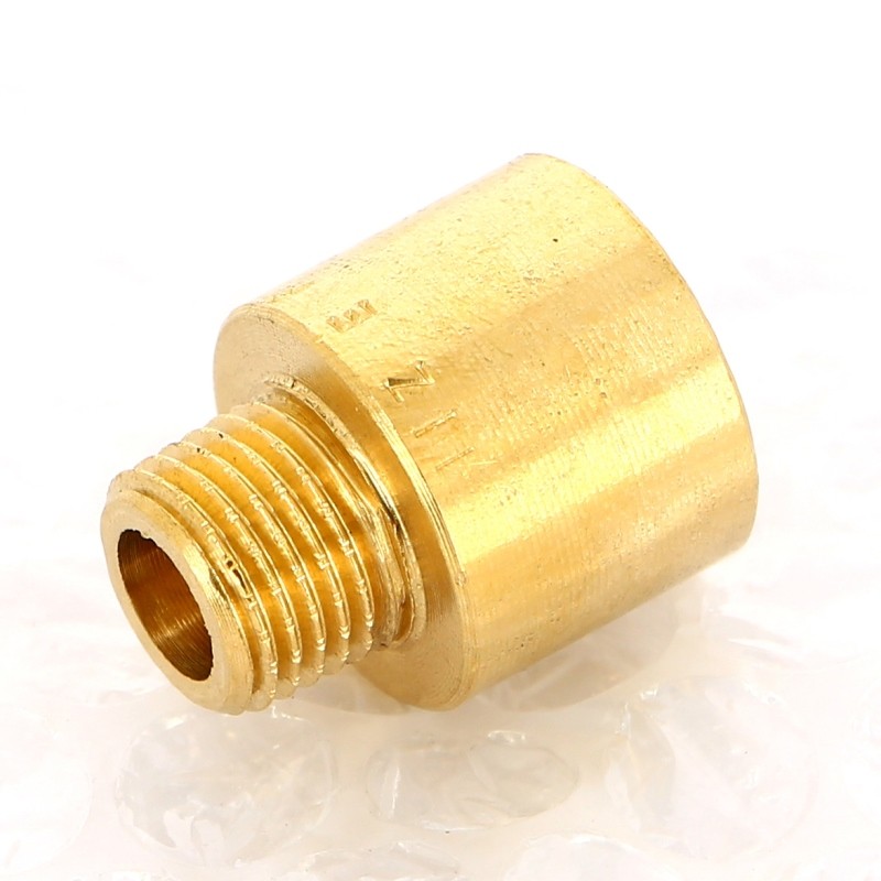 Переходник круглый НВ Viega 1/4 x 3/8 бронза