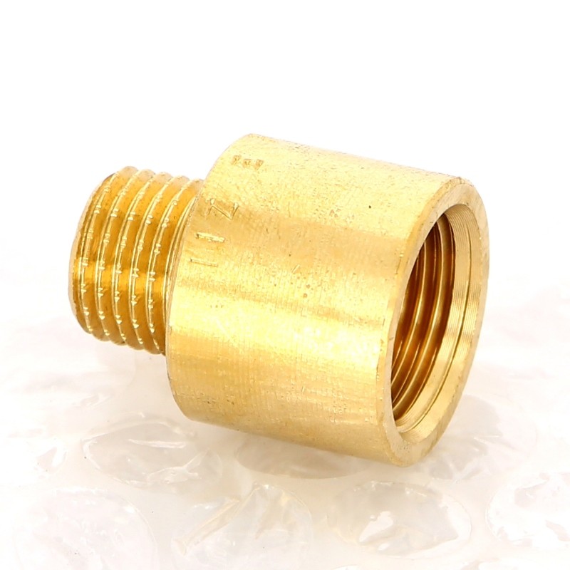 Переходник круглый НВ Viega 1/4 x 3/8 бронза