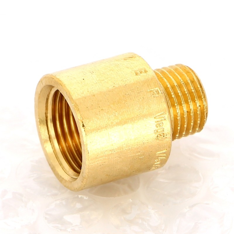 Переходник круглый НВ Viega 1/4 x 3/8 бронза