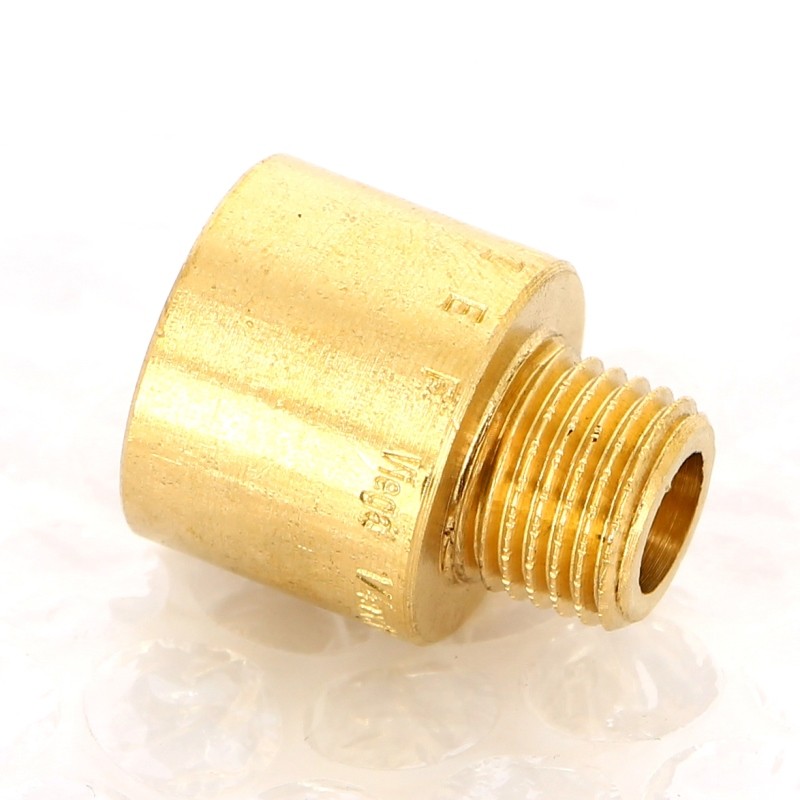 Переходник круглый НВ Viega 1/4 x 3/8 бронза