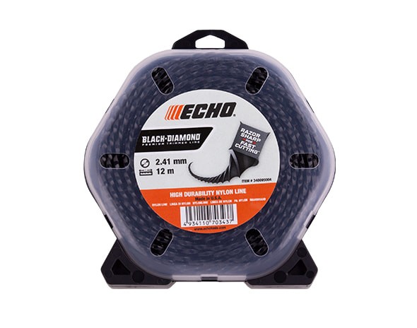 Корд триммерный Echo Black Diamond 2,4мм* 12м