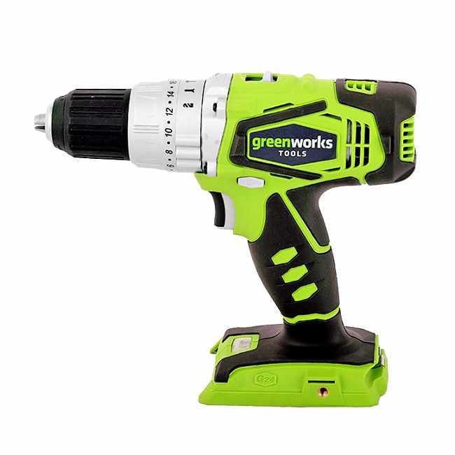 Дрель-шуруповерт ударная аккумуляторная 24V GREENWORKS G24CDK2