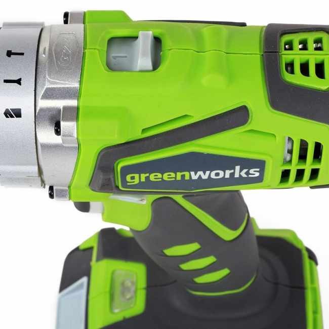 Дрель-шуруповерт ударная аккумуляторная 24V GREENWORKS G24CDK2