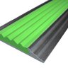 Противоскользящая накладная полоса-порог 46 мм/5 мм зеленая 3 метра
