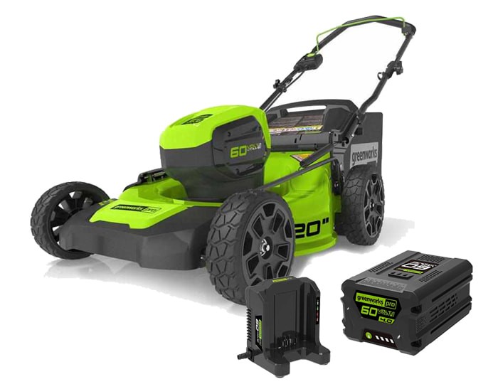 Газонокосилка бесщеточная аккумуляторная GD-60 60V GreenWorks GD60LM51HPK4