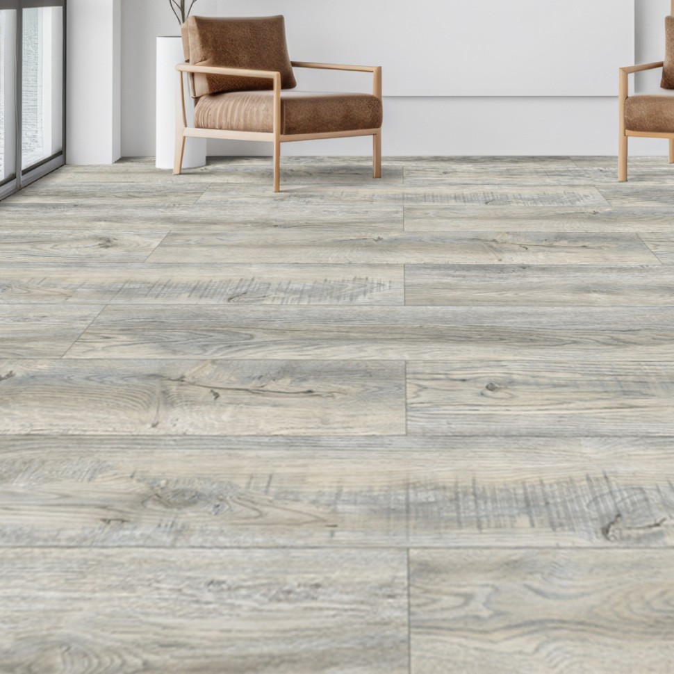 Ламинат SPC водостойкий 43 класс Stella Standart Ель Арктик 1218 x 180 х 4,3 мм (3,069 кв.м)