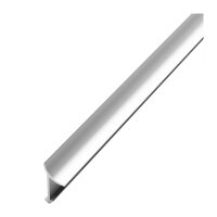 Уголок внутр. под плитку, анод. алюминий, серебро (2,7 м х 7-10 мм)