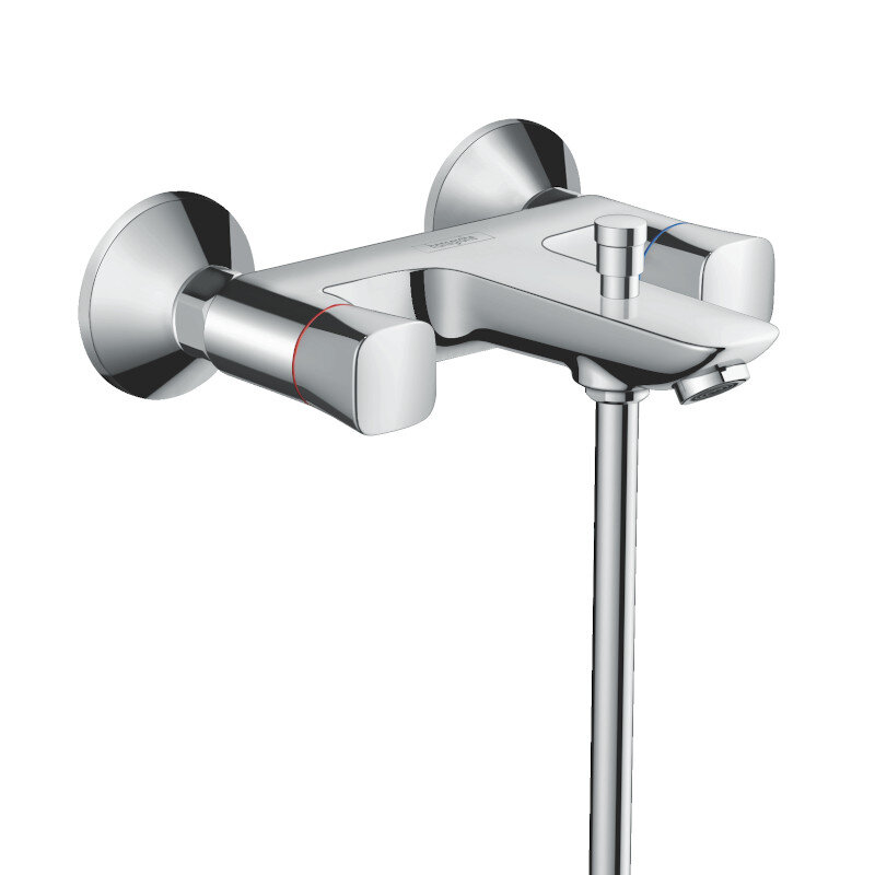 Смеситель для ванны HansGrohe HG Logis с двумя рукоятками ВМ хром