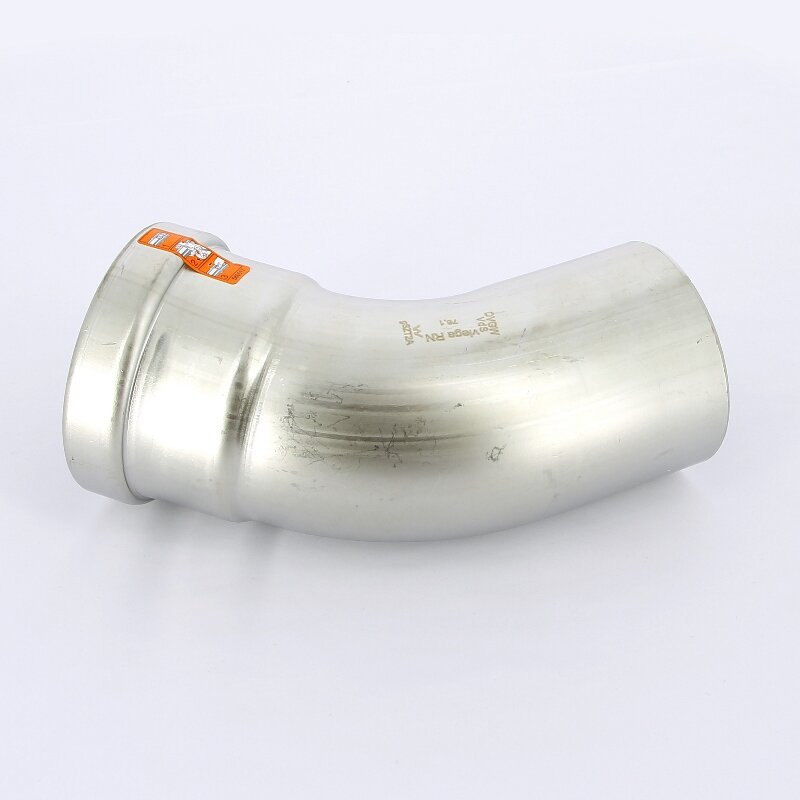 Угол-вставка 45 град. пресс нерж сталь VIEGA Sanpress Inox XL SC-contur 76.1