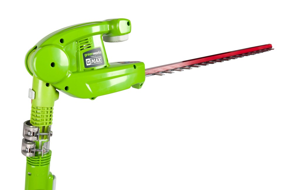 Кусторез телескопический аккумуляторный G-MAX 40V GREENWORKS G40PH51