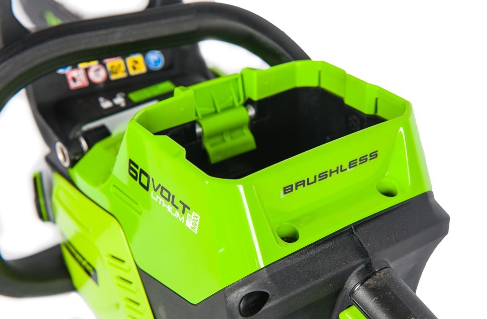 Цепная пила аккумуляторная Greenworks GD60CS40K4 60V (40 см)