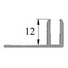 База с резинкой для Т-образных профилей Прямолинейная База Т-12