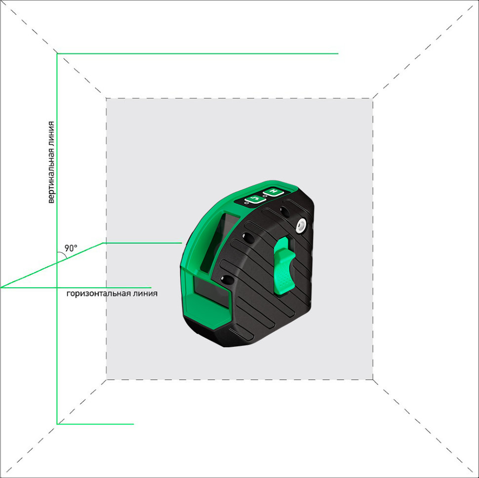 Уровень лазерный ADA ARMO 2D GREEN Professional Edition