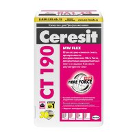 Смесь штукатурно-клеевая Ceresit СТ 190 для минераловатных плит, 25 кг