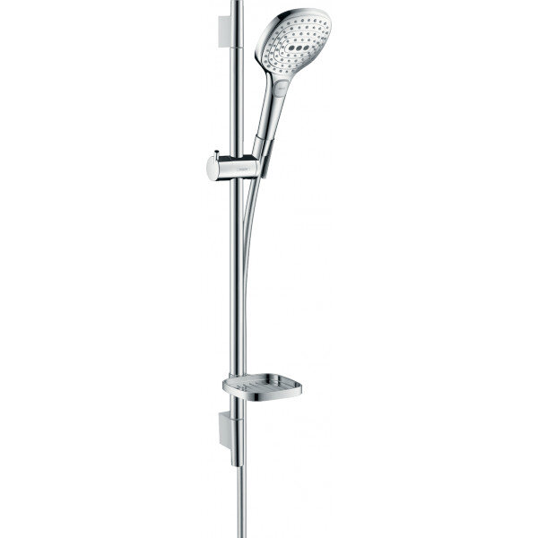 Душевой гарнитур HansGrohe 120 HG Raindance Select E 3jet со штангой 65 см и мыльницей хром