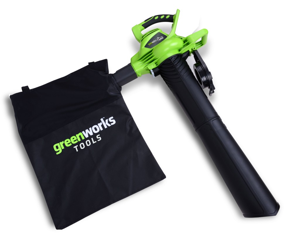 Воздуходув-пылесос аккумуляторный G-MAX 40V GREENWORKS GD40BV