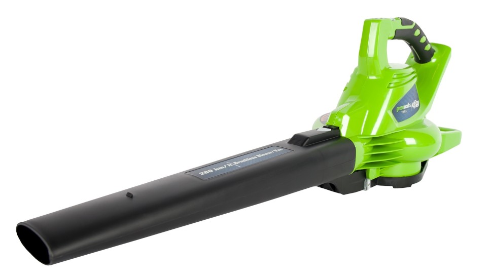 Воздуходув-пылесос аккумуляторный G-MAX 40V GREENWORKS GD40BV