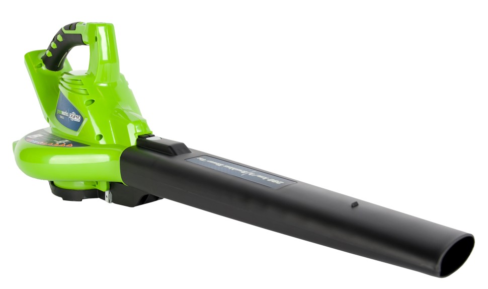 Воздуходув-пылесос аккумуляторный G-MAX 40V GREENWORKS GD40BV