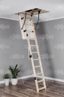 Чердачная лестница Oman COMPACT TERMO 70x100 см h-2,8m