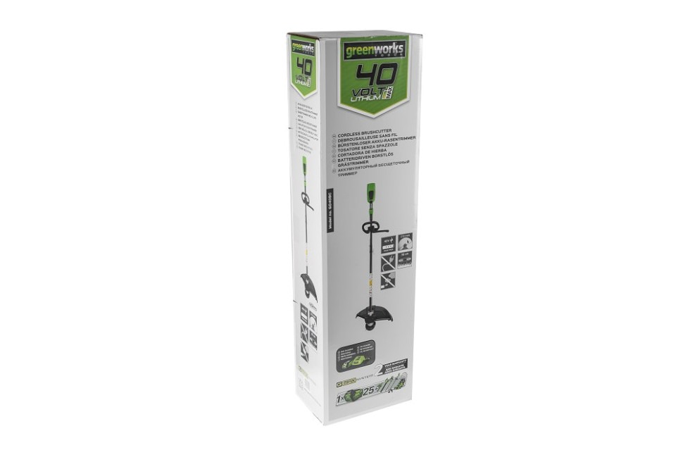 Триммер аккумуляторный G-MAX 40V GREENWORKS GD40BC