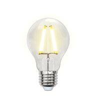 Лампа филаментная LED E27, груша, 8Вт, 4000К, нейтральный свет