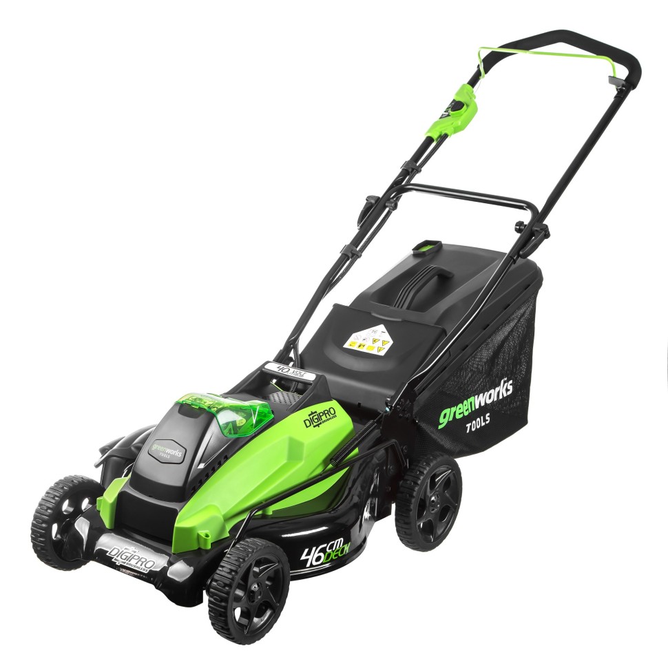 Газонокосилка аккумуляторная G-MAX 40V GREENWORKS GD40LM45K4