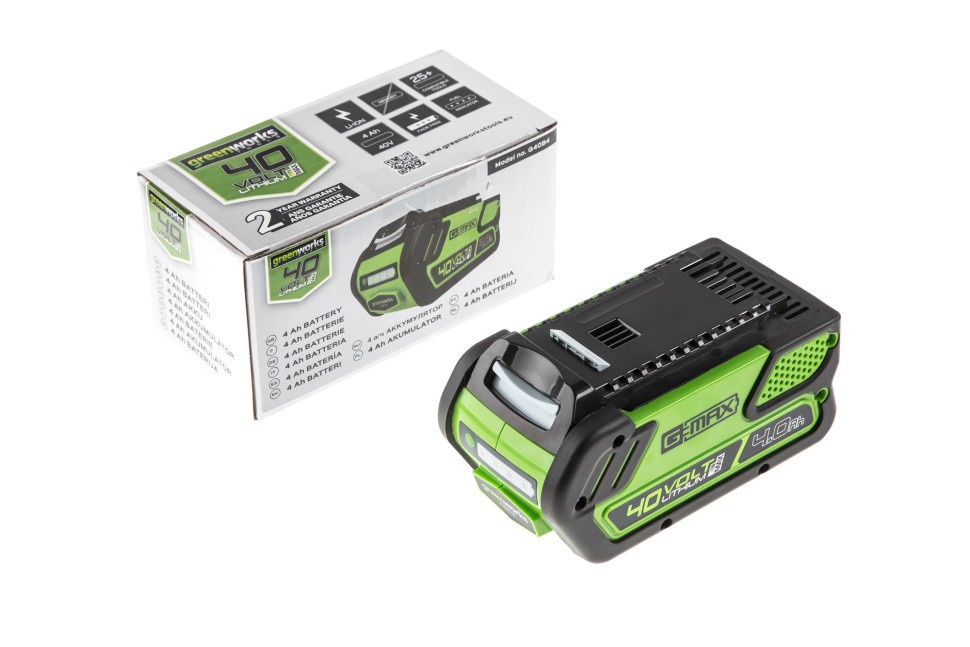 Газонокосилка аккумуляторная G-MAX 40V GREENWORKS GD40LM45K4