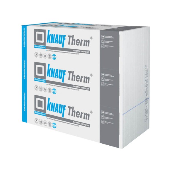Пенополистирол Knauf Therm Фасад Pro, 1000х1000х50мм, 24 шт