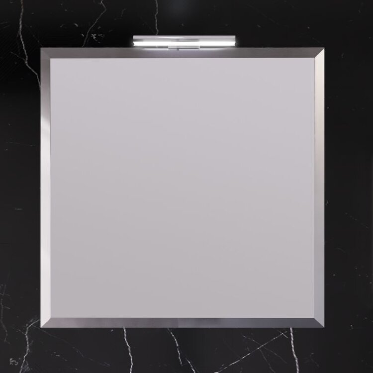Зеркало Рубинно 90, цвет серый